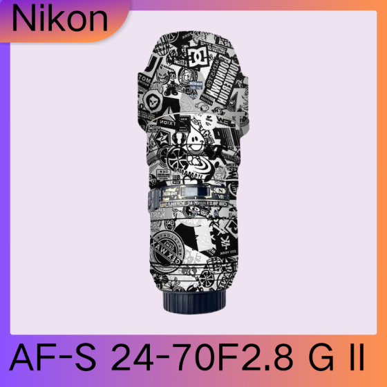 Lentes Nikon AF-S24-70F2.8E VR II  - Pele câmera, adesivo câmera - com alta resistência a arranhões, à prova d'água e com design elegante.